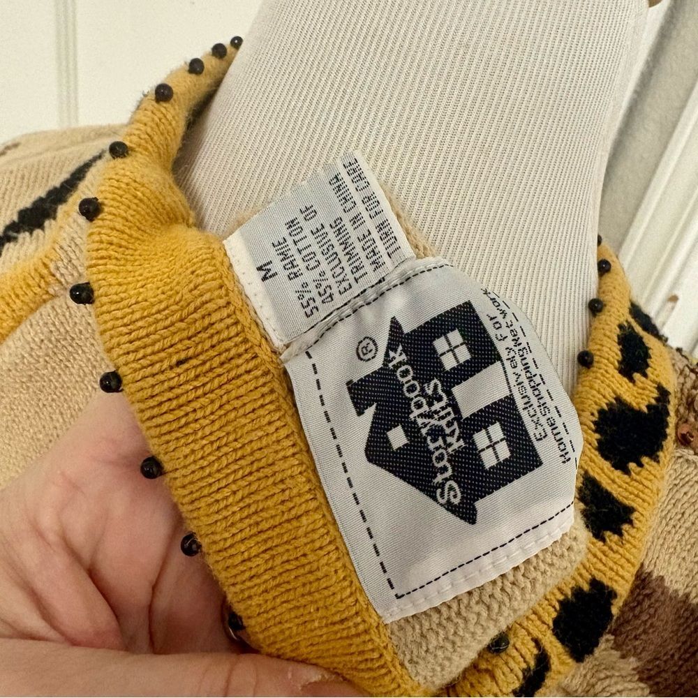 Vintage Storybook Knits Tiger Cardigan G4 - Picture 5 of 6